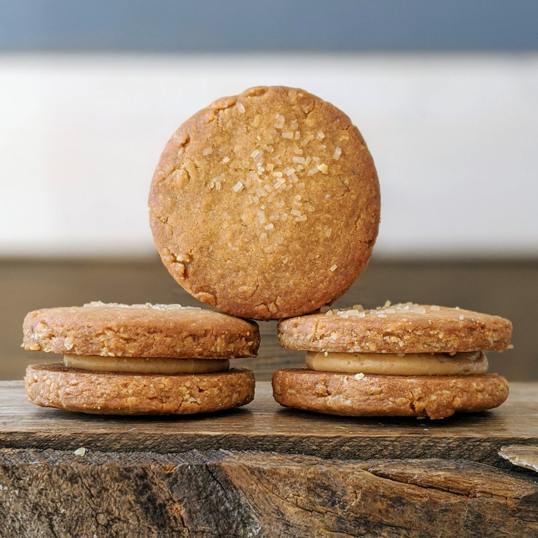 Peanut Butter Filled Peanut Butter Cookies